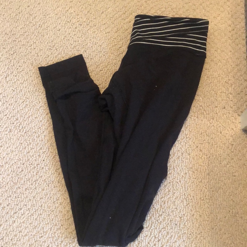 Reversible black lululemon pants